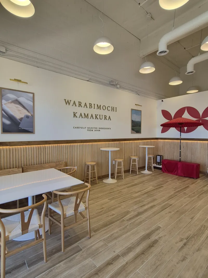 Warabimochi Kamakura Torrance store interior